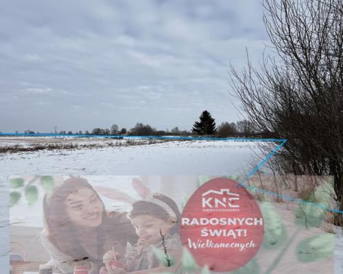 Działka rolno-budowlana w Kośminie gm. Żyrzyn.