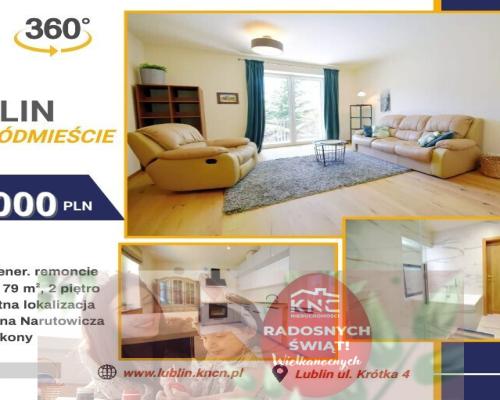 Prestiżowe mieszkanie, wyskoki standard, 2 balkony.