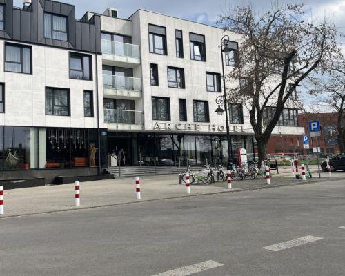 Pokój o pow. 16,26 m2 w hotelu ARCHE w Lublinie.