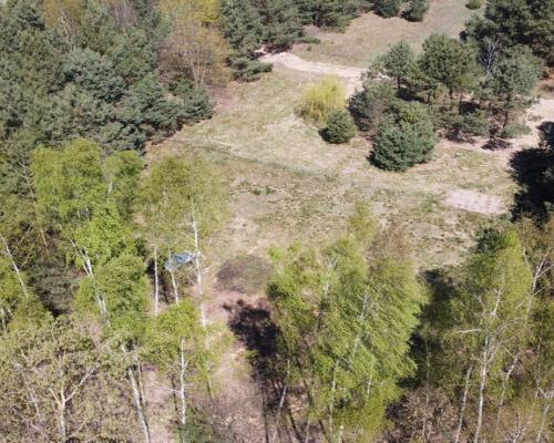 Działka 3117 m2 pośród drzew w Kowali gm. Puławy.