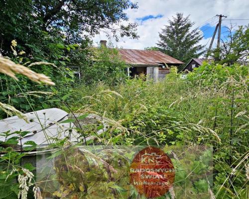 Atrakcyjna działka z domem - Zalesie gm. Niemce