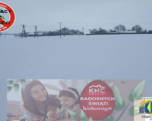 Działka pod zabudowę jednorodzinną.Atrakcyjne wymiary działki umożliwiają budowę wielu, najbardziej skomplikowanych projektów d