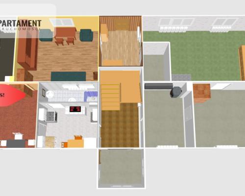 DOM Z DUŻĄ DZIAŁKĄ, DO REMONTU 3 KM OD JEZIORA!