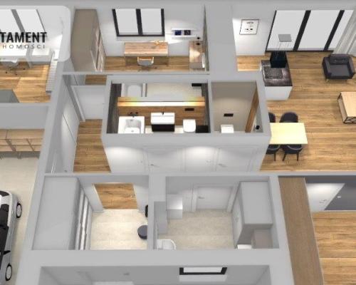 Bliźniak 117m2+poddasze 63m2+ogód do 333m2+garaż