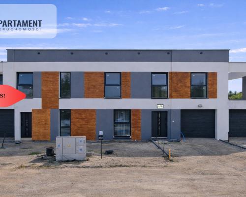 Nowoczesny bliźniak 116 mkw w Laskowicach Pom.