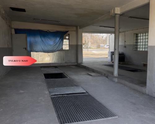 Dom z warsztatem samochodowym