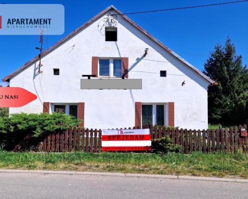 Dom na działce 3500m2 ze stodołą i budynkiem gosp.