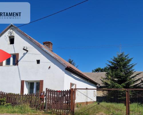 Dom na działce 3500m2 ze stodołą i budynkiem gosp.