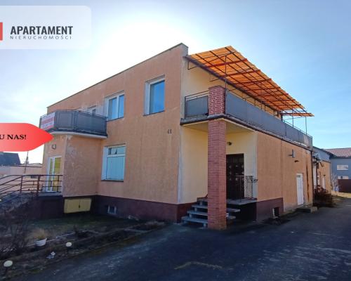 Dom z Lokalem  i Halą produkcyjną, 2 garaże, Iława