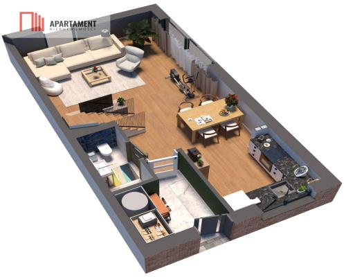 Ostatni skrajny segment z dużym ogrodem