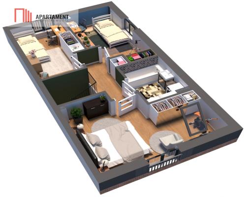 Ostatni skrajny segment z dużym ogrodem