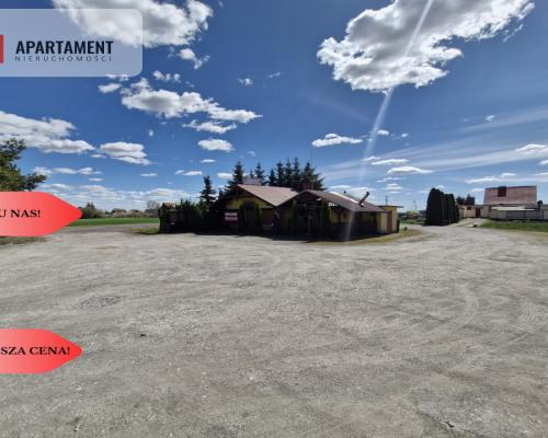 Zajazd z dużą działką pod Damasławkiem