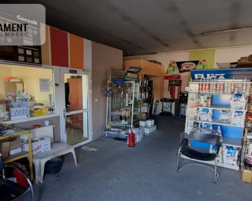 Hala z biurami, placem i mieszkaniem na piętrze