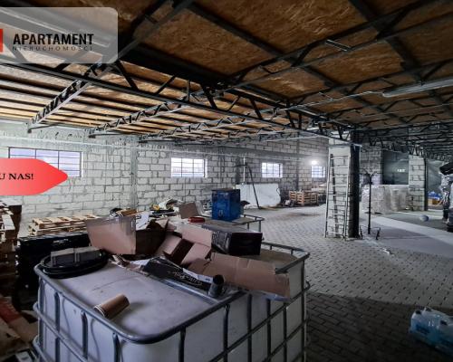 Magazyn z warsztatem samochodowym