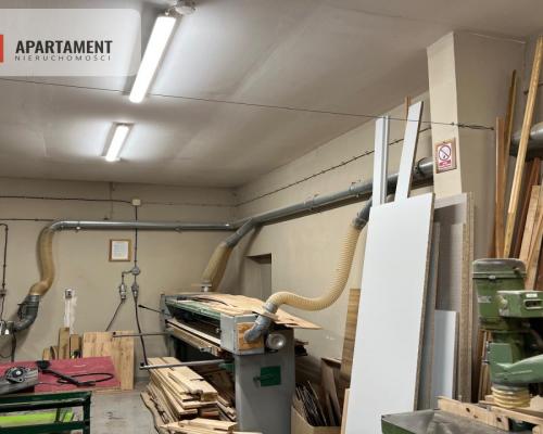 Kompletny, dobry zakłąd stolarski do wynajmu.