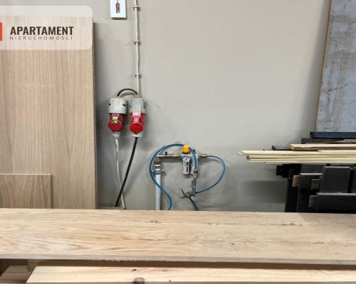 Kompletny, dobry zakłąd stolarski do wynajmu.