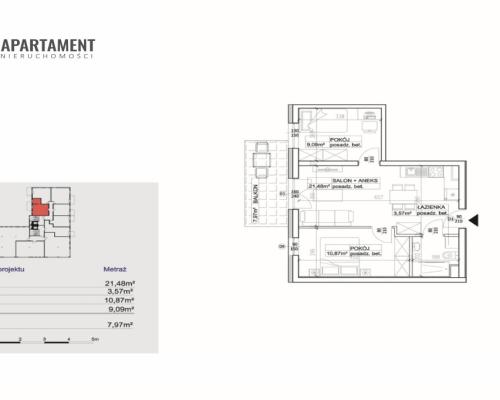 3-pokojowe mieszkanie - do własnej aranżacji!