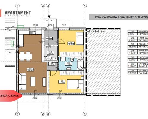 3 pokojowe z tarasem i ogrodem