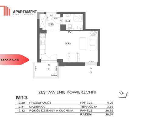 Nowoczesna kawalerka PREMIUM