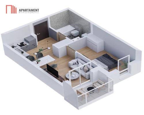 Nowe 2 pokojowe mieszkanie ! Bez podatku PCC!