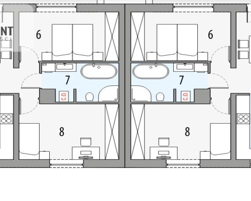 3 pokojowe z ogrodem i tarasem