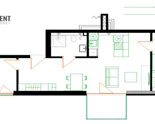 Apartament 2 pokoje | 66m2 | Skrzetusko