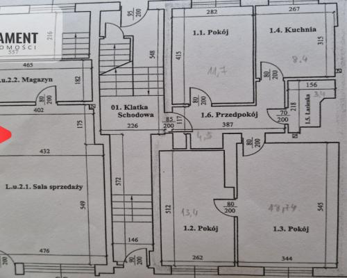 Zadbane trzypokojowe mieszkanie w centrum Nakła