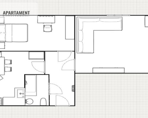 Mieszkanie 55,5m² Grupa k. Grudziądza balkon 2pok.