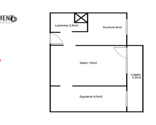 Mieszkanie 2 pokoje | Parter | Szwederowo | Balkon