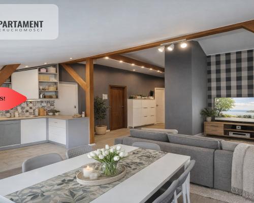 Duże, przestronne mieszkanie z klimatem