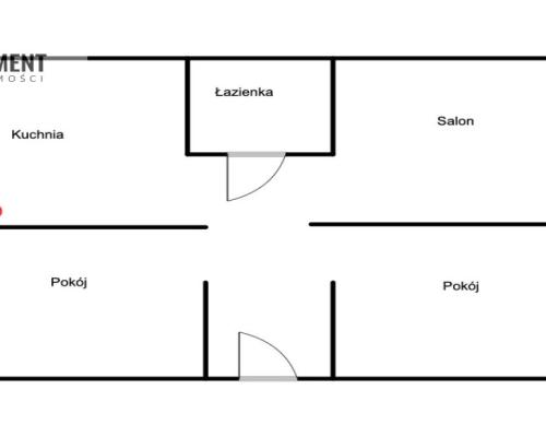 3 pokoje, 55,2 m2, 20-25 minut od Bydgoszczy