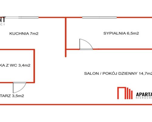* Na wynajem 2-pokojowe mieszkanie w Szubinie