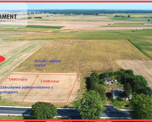 Działka przy drodze wojewódzkiej