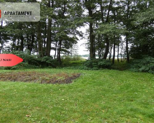 Działka z linią brzegową nad jeziorem Ostrowickim