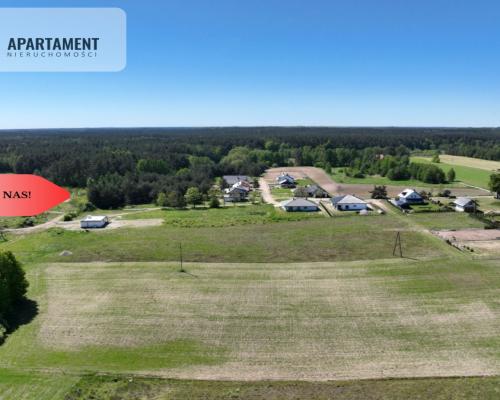 Ostatnia działka przy lesie Zblewo woda w drodze