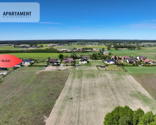 Ostatnia działka przy lesie Zblewo woda w drodze