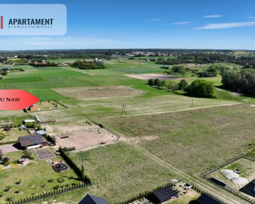 Ostatnia działka przy lesie Zblewo woda w drodze