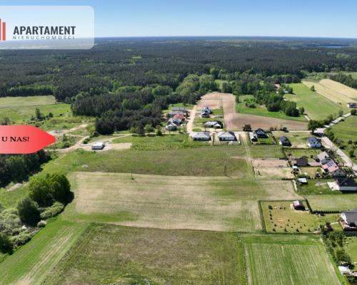 Ostatnia działka przy lesie Zblewo woda w drodze