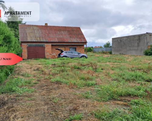 Działka z budynkiem gospodarczym/mieszkalnym