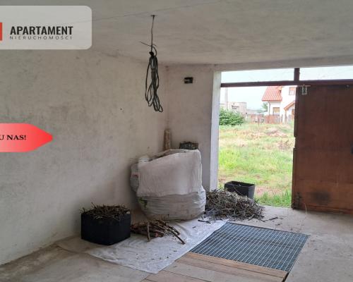 Działka z budynkiem gospodarczym/mieszkalnym