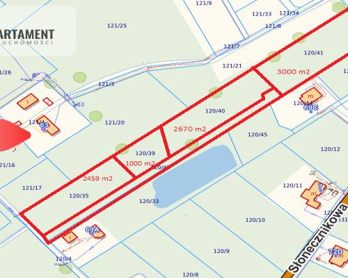 Dzialka z możliwością zabudowy na WZ