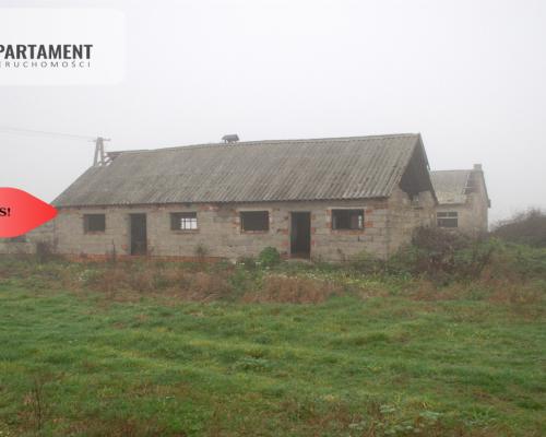 Działka budowlana z zabudowaniami Pigża.