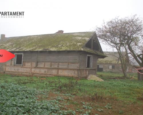 Działka budowlana z zabudowaniami Pigża.