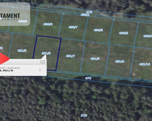 Działka 10 ar budowlana przy ścianie lasu!