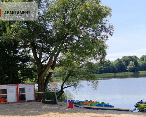Działki w lesie blisko jeziora i plaży