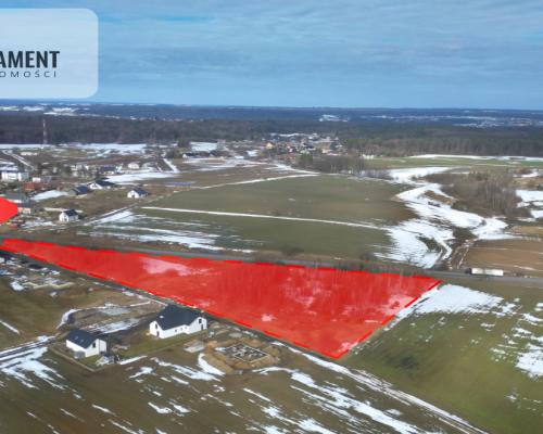 Działka budowlana przy drodze krajowej nr 20!!