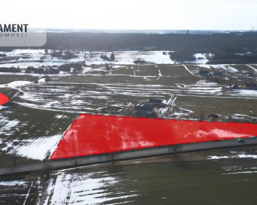 Działka budowlana przy drodze krajowej nr 20!!