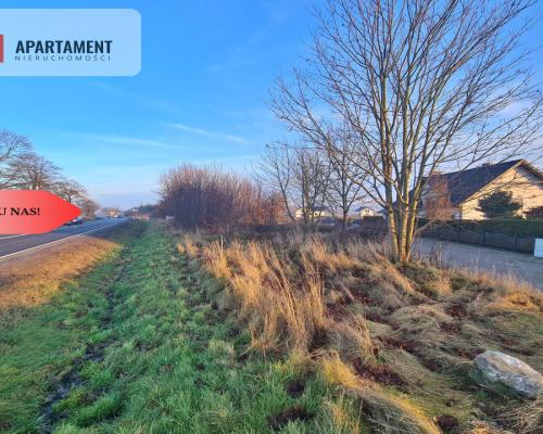 Działka budowlana przy drodze krajowej nr 20!!