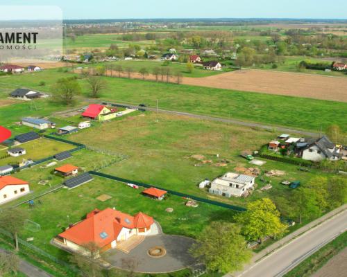 * 2 działki  rozpoczęta budowa domu Małe Rudy