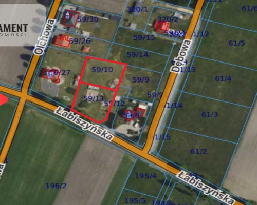 * 2 działki  rozpoczęta budowa domu Małe Rudy